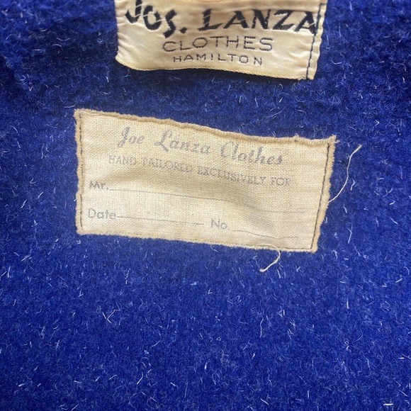 1963 Softball Assoc Wool coat Jos Lanza Burlington - Picture 6 of 12